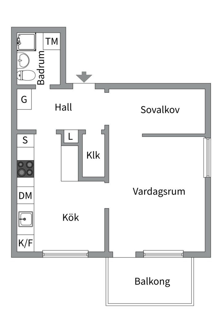 Planlösning från Beckasinvägen 39, Kommande i Saltängen, Nacka