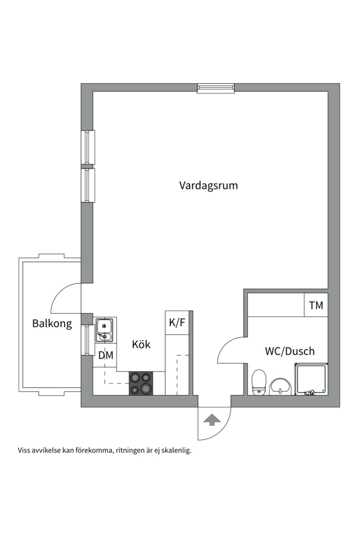 Planlösning från Ormingeringen 48C, Såld i Västra Orminge, Nacka