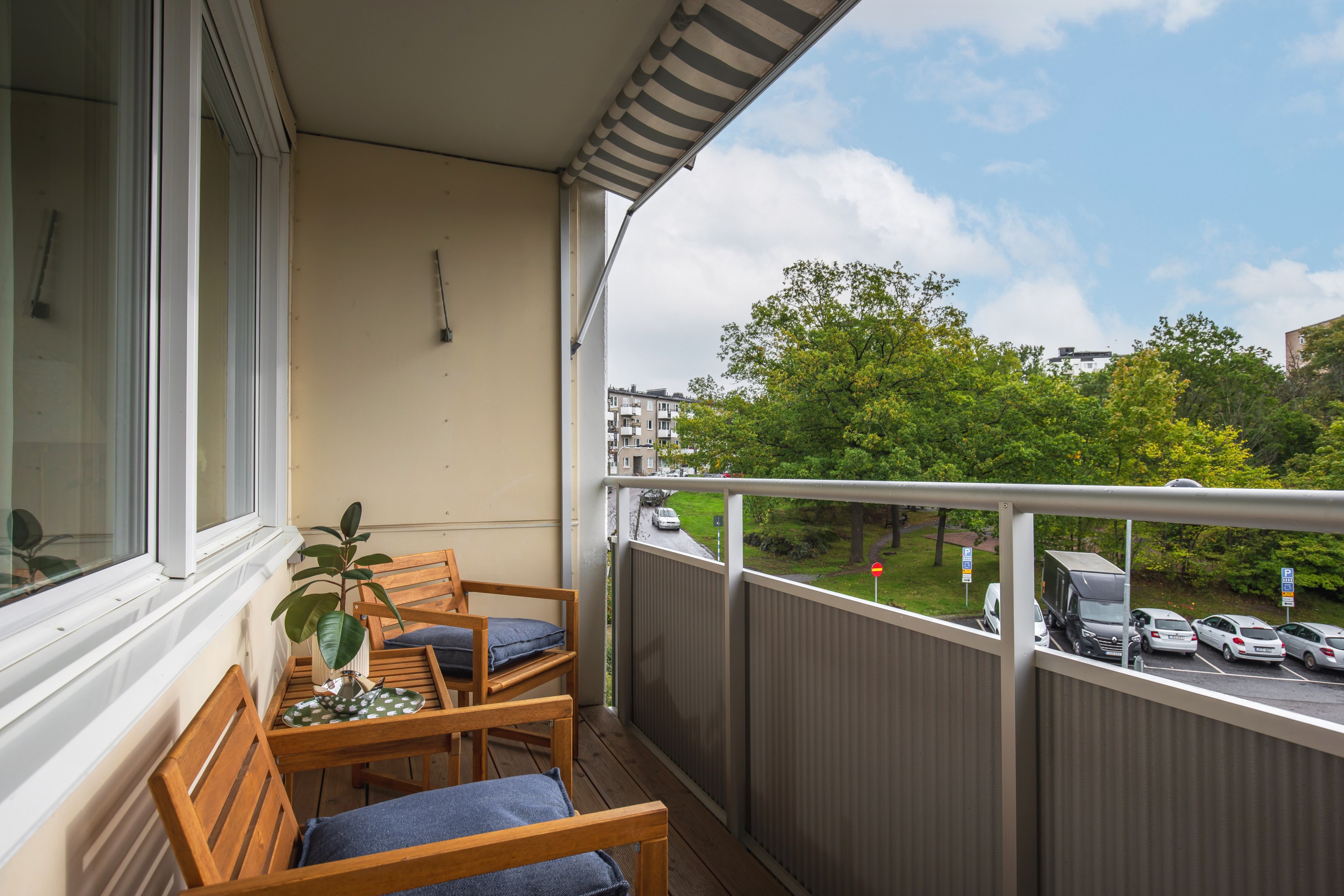 Bostadsbild från Atlasvägen 21, Kommande i Sickla, Nacka