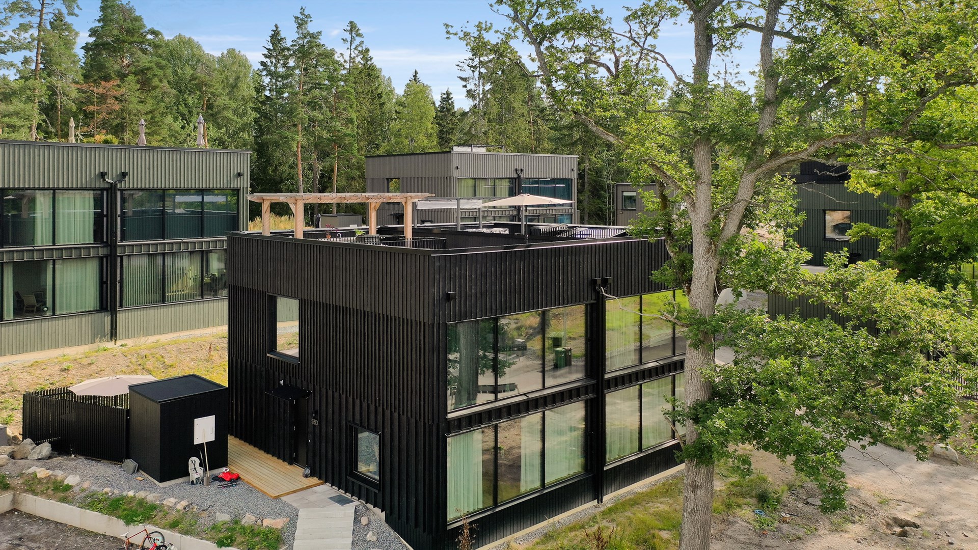 Bostadsbild från Åbroddsvägen 35D, Kommande i Kummelnäs, Nacka