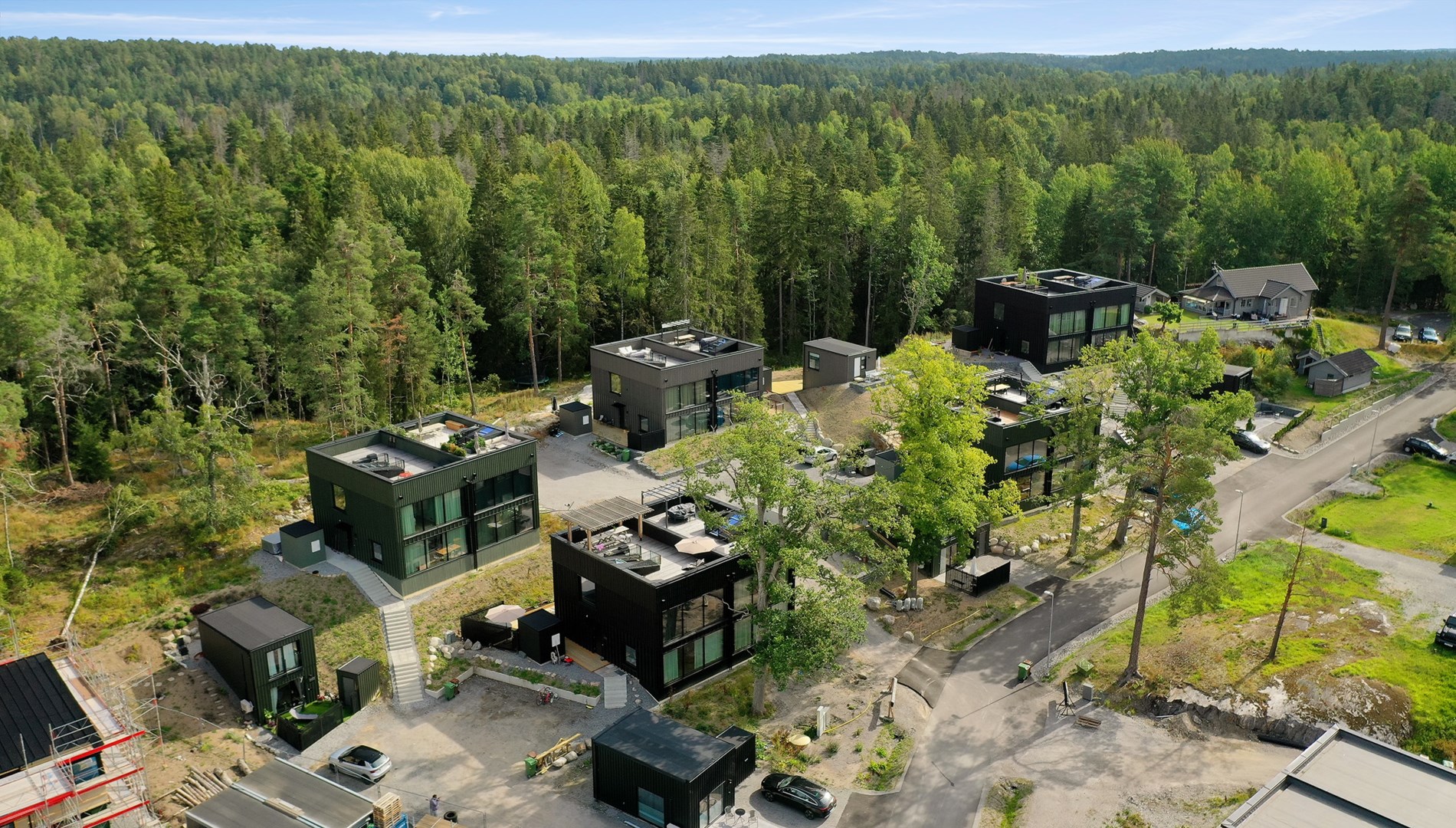 Bostadsbild från Åbroddsvägen 35D, Kommande i Kummelnäs, Nacka