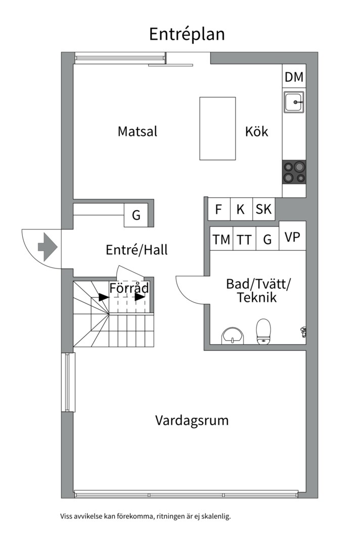 Planlösning från Åbroddsvägen 35D, Kommande i Kummelnäs, Nacka