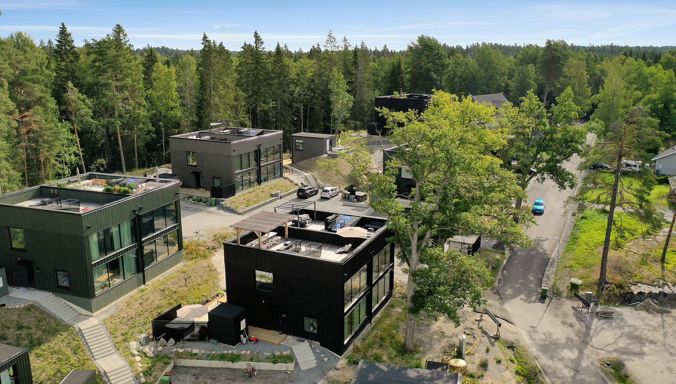 Bostadsbild från Åbroddsvägen 35D, Kommande i Kummelnäs, Nacka