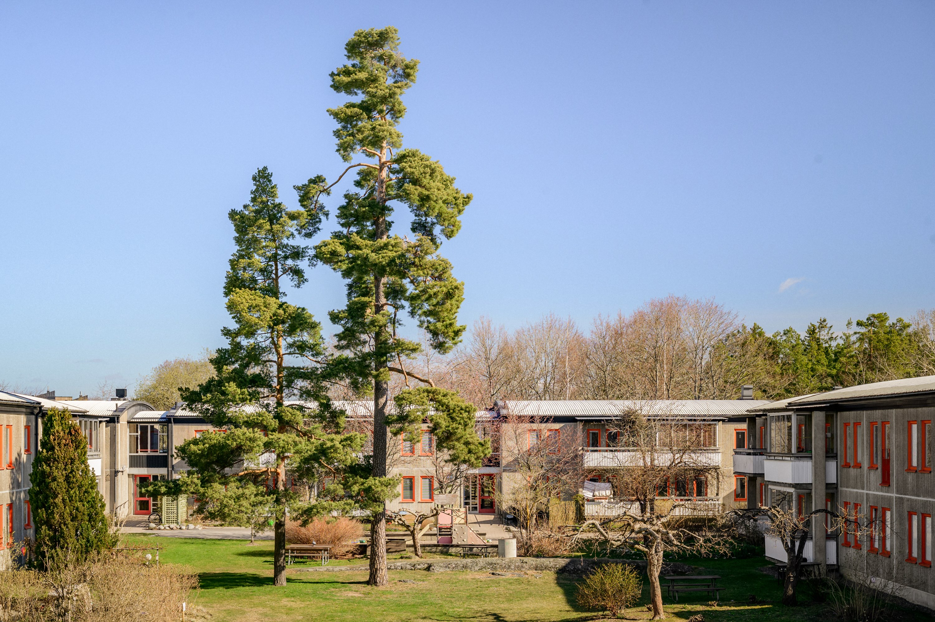 BRF Turkosen omfattar 258 lägenheter fördelade över 17 hus.