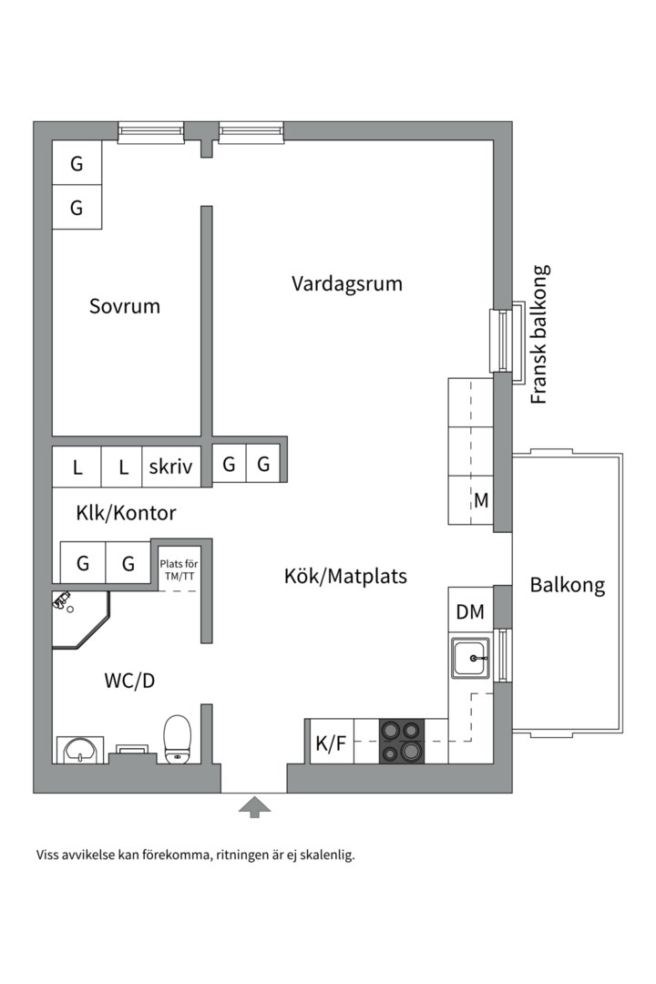 Planlösning från Ormingeringen 48A, Såld i Västra Orminge, Nacka