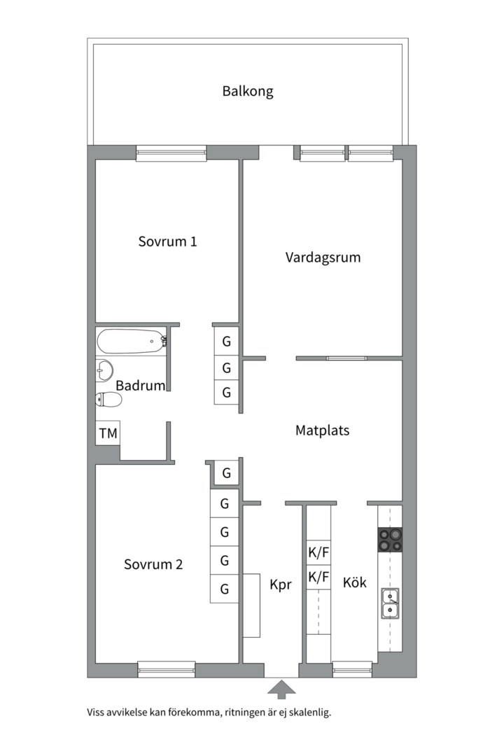 Planlösning från Fänkålsgatan 27, Såld i Årsta, Uppsala