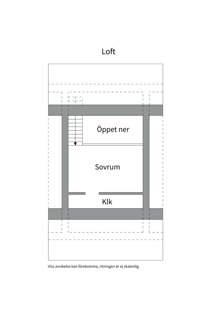 Planlösning från Edövägen 23C, Kommande i Västra Orminge, Nacka