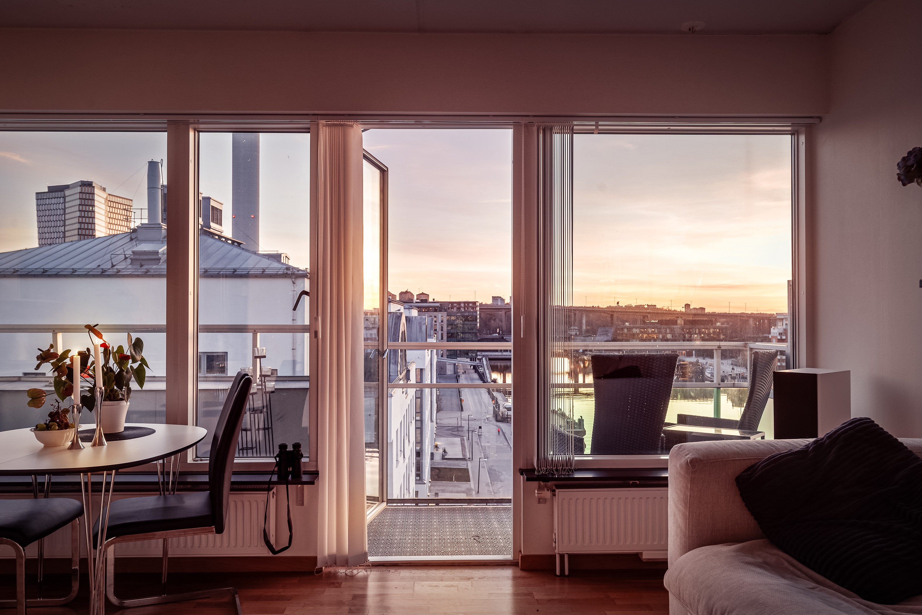 Bostadsbild från Sjöfartsgatan 1, vån 7/7, Kommande i Hammarby Sjöstad, Stockholm