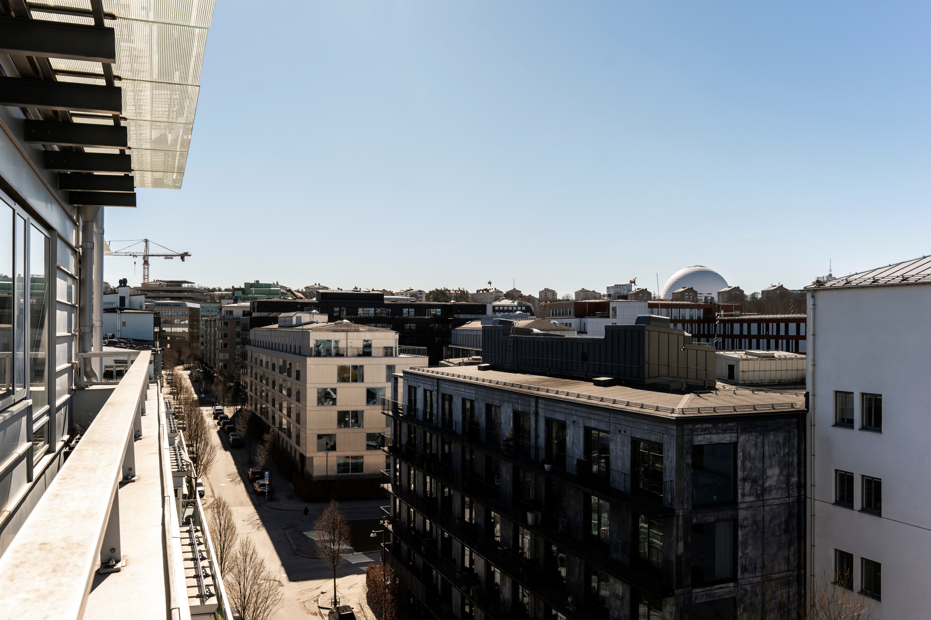 Bostadsbild från Sjöfartsgatan 1, vån 7/7, Kommande i Hammarby Sjöstad, Stockholm