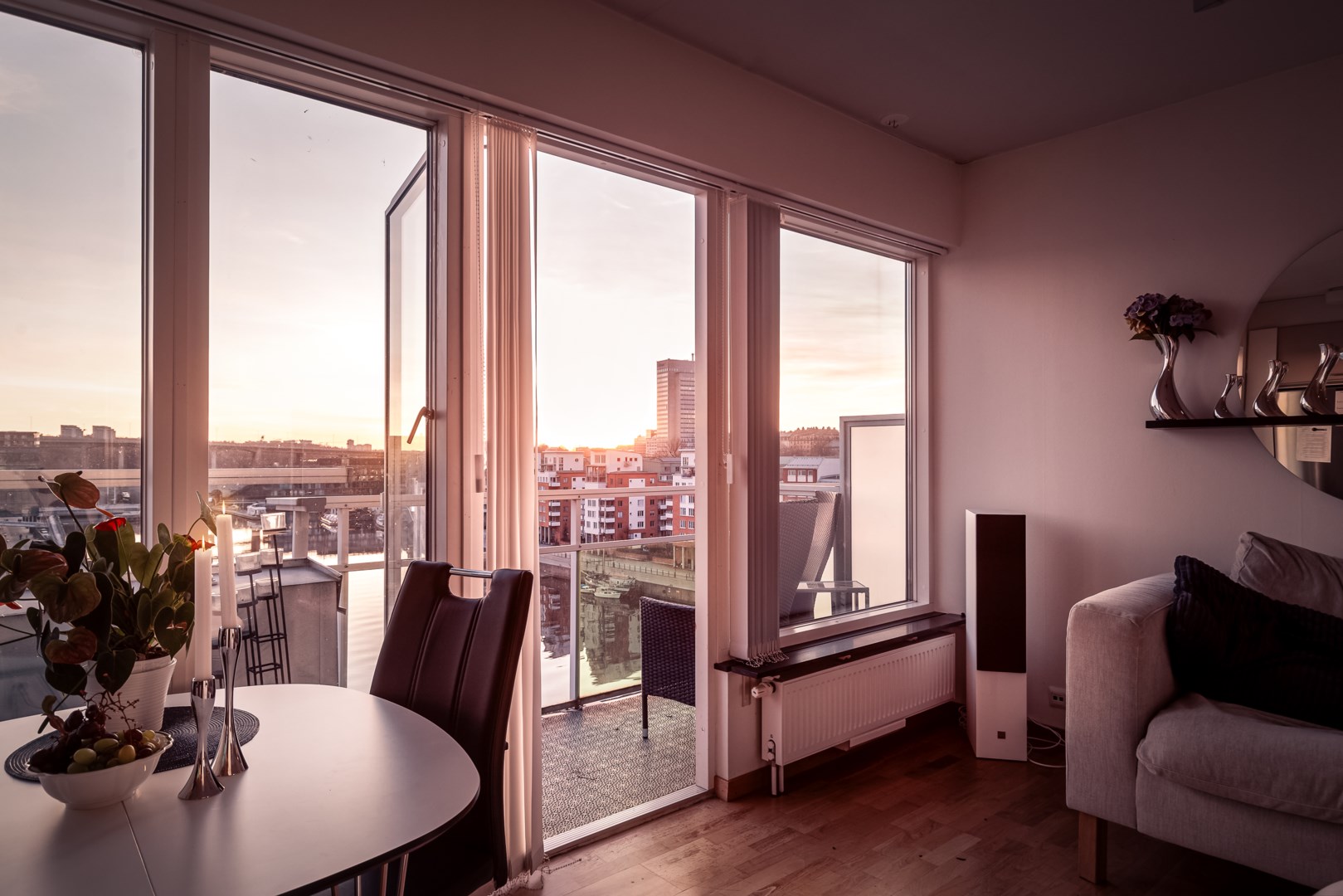 Bostadsbild från Sjöfartsgatan 1, vån 7/7, Kommande i Hammarby Sjöstad, Stockholm