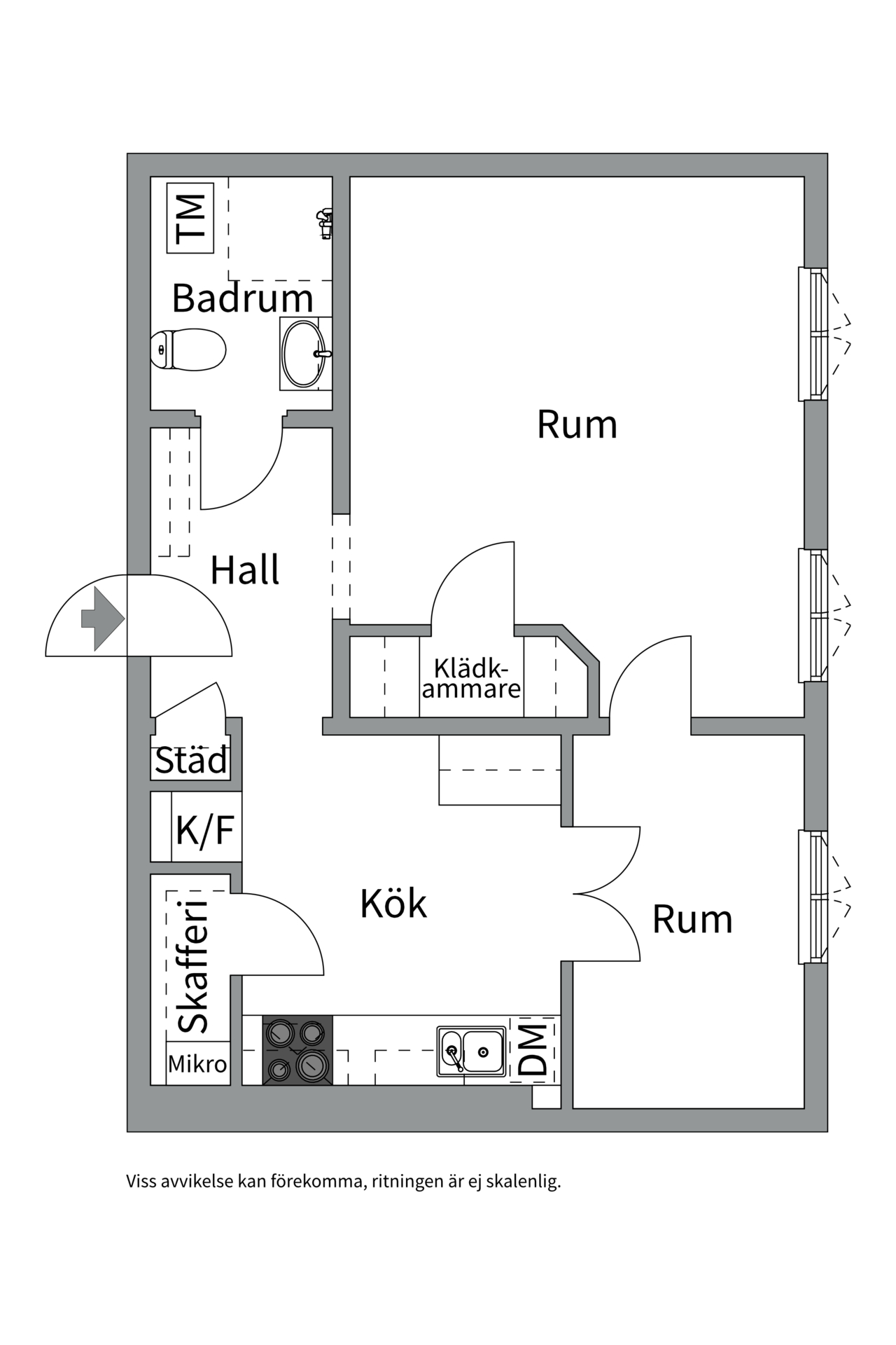 Bostadsbild från S:t Göransgatan 27, Såld i Fålhagen, Uppsala