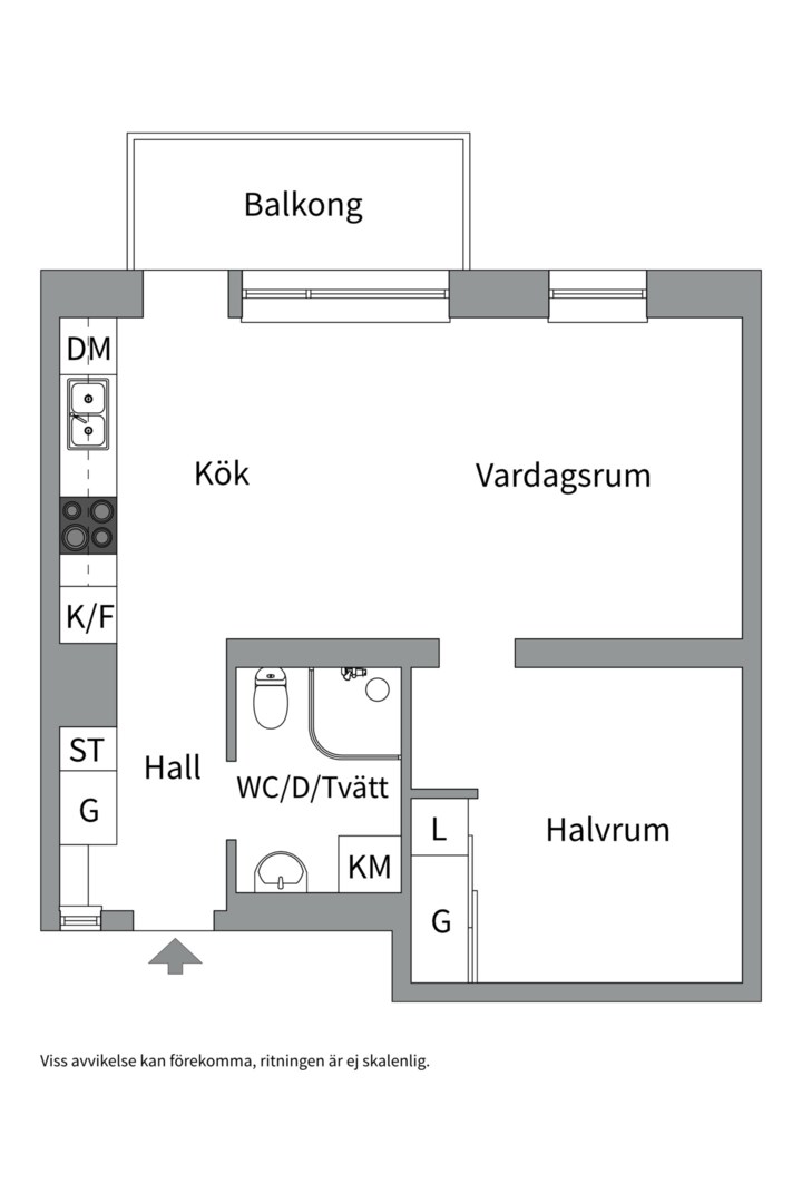 Bostadsbild från Tullgarnsgatan 3, Såld i Kungsängen, Uppsala