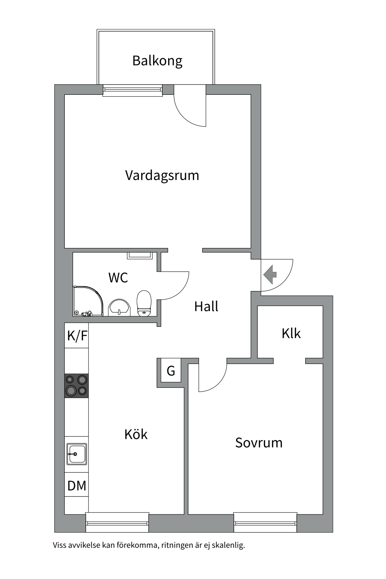 Bostadsbild från Ymergatan 15B, Till salu i Fålhagen, Uppsala