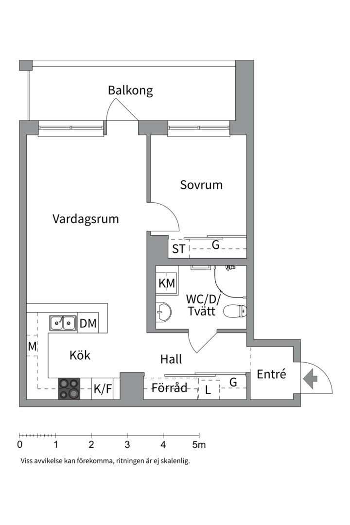 Planlösning från Biodlargatan 12, Såld i Rosendal, Uppsala