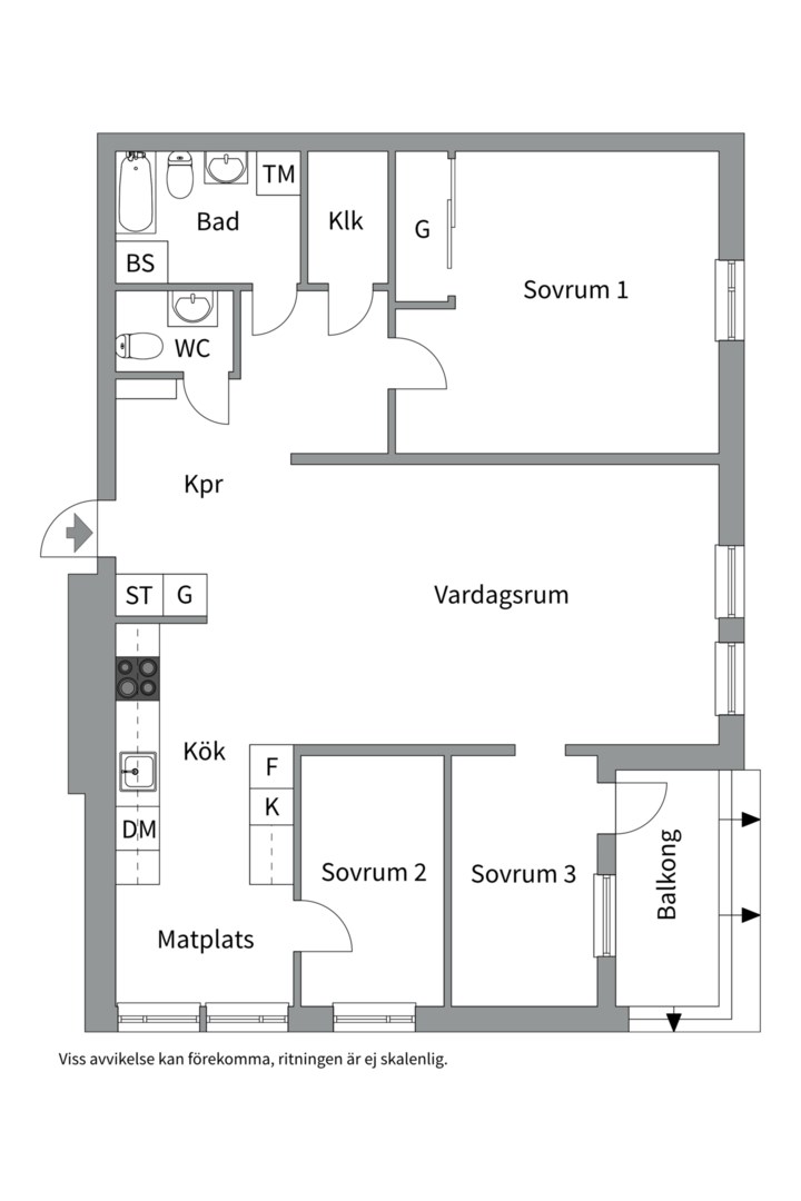 Bostadsbild från Släggkastargatan 10, Såld i Rönnby, Västerås