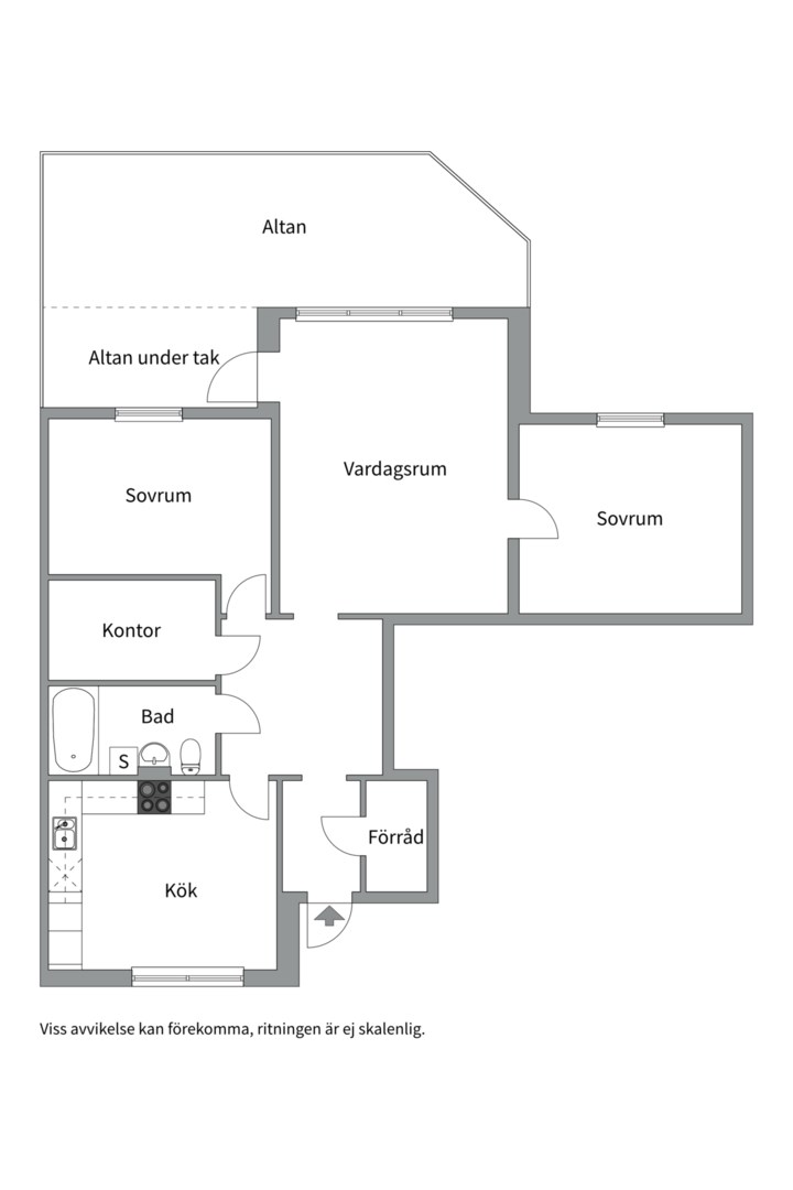 Planlösning från Hovslagarvägen 10, Kommande i Gustavsberg - Hästhagen, Värmdö