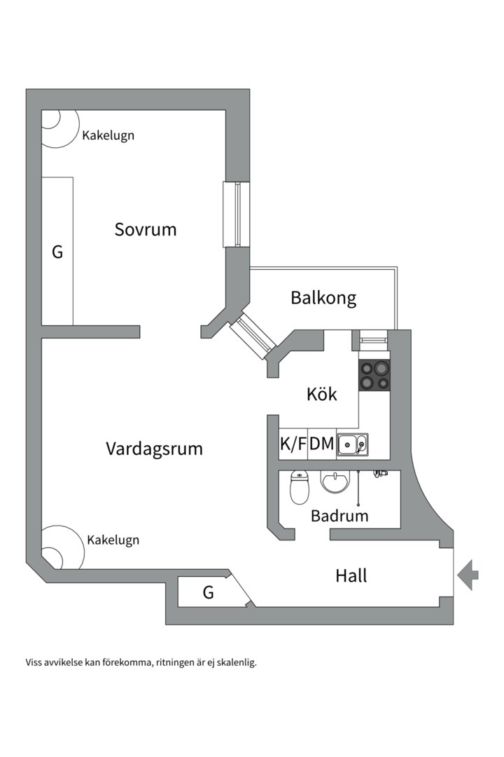 Planlösning från Scheelegatan 4A, Såld i Kungsholmen - Kungsholmstorg, Stockholm