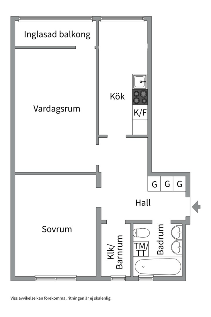 Planlösning från Henriksdalsringen 75, Såld i Henriksdalsberget, Nacka
