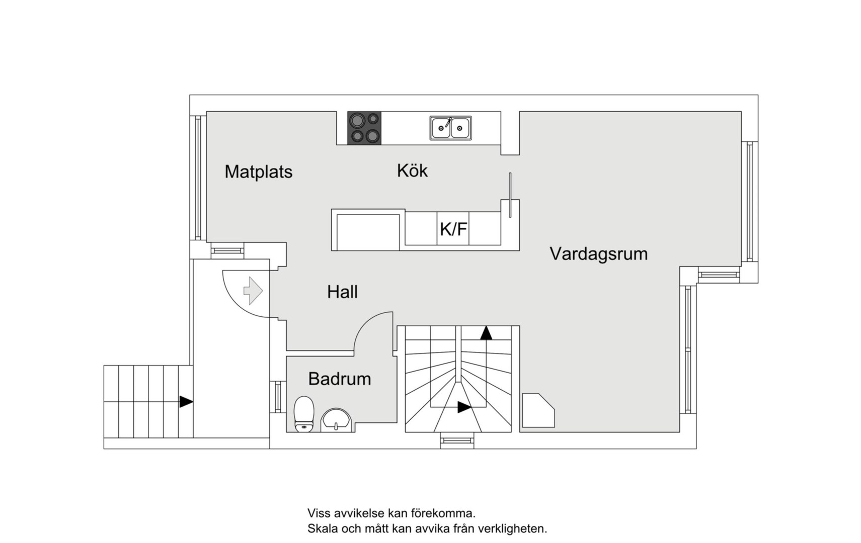 Planlösning från Sockenvägen 92A, Kommande i Södra Lännersta, Nacka