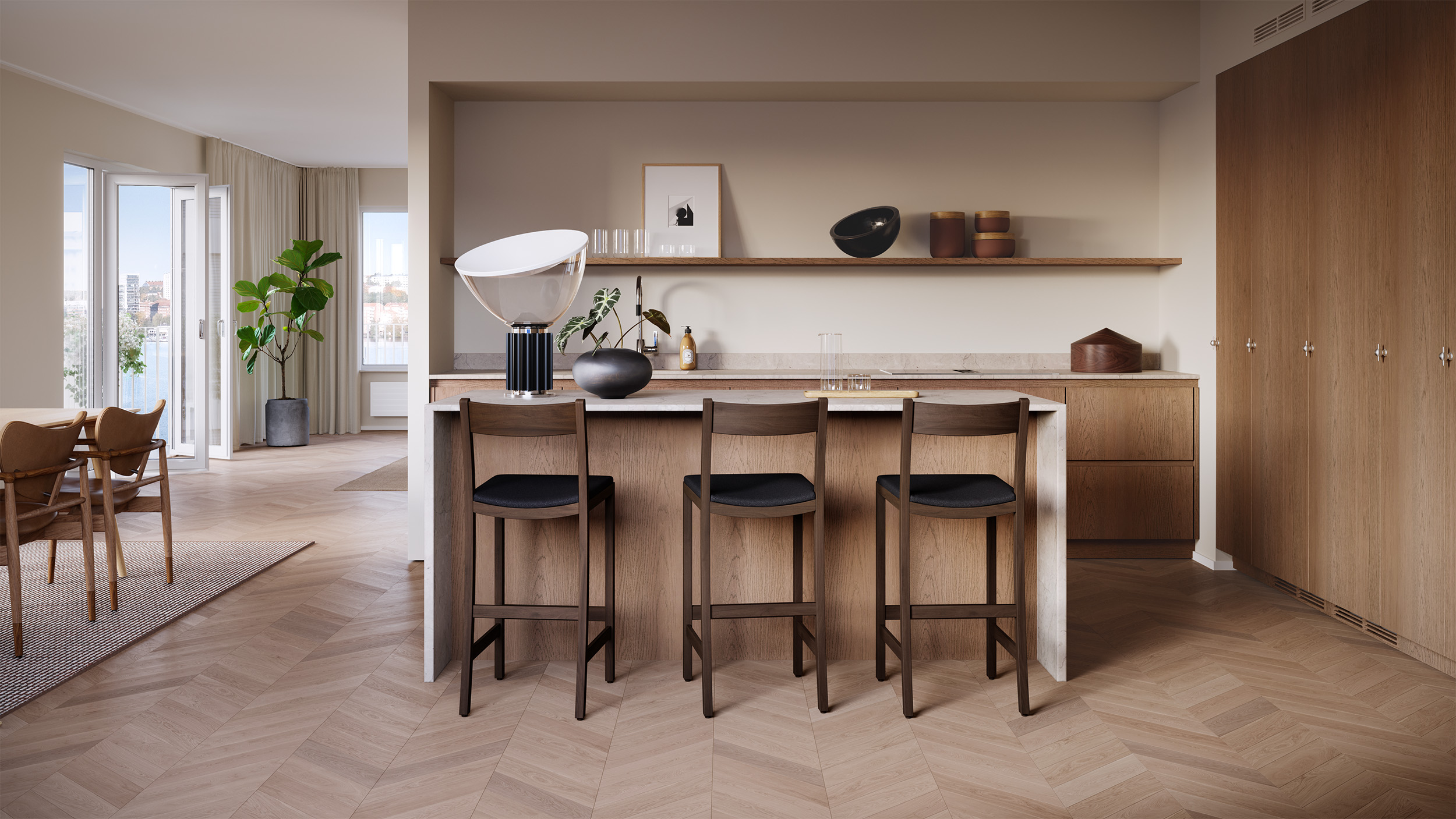 Bostadsbild från Primusgatan 6, Lgh 1402, Såld i Lilla Essingen, Stockholm