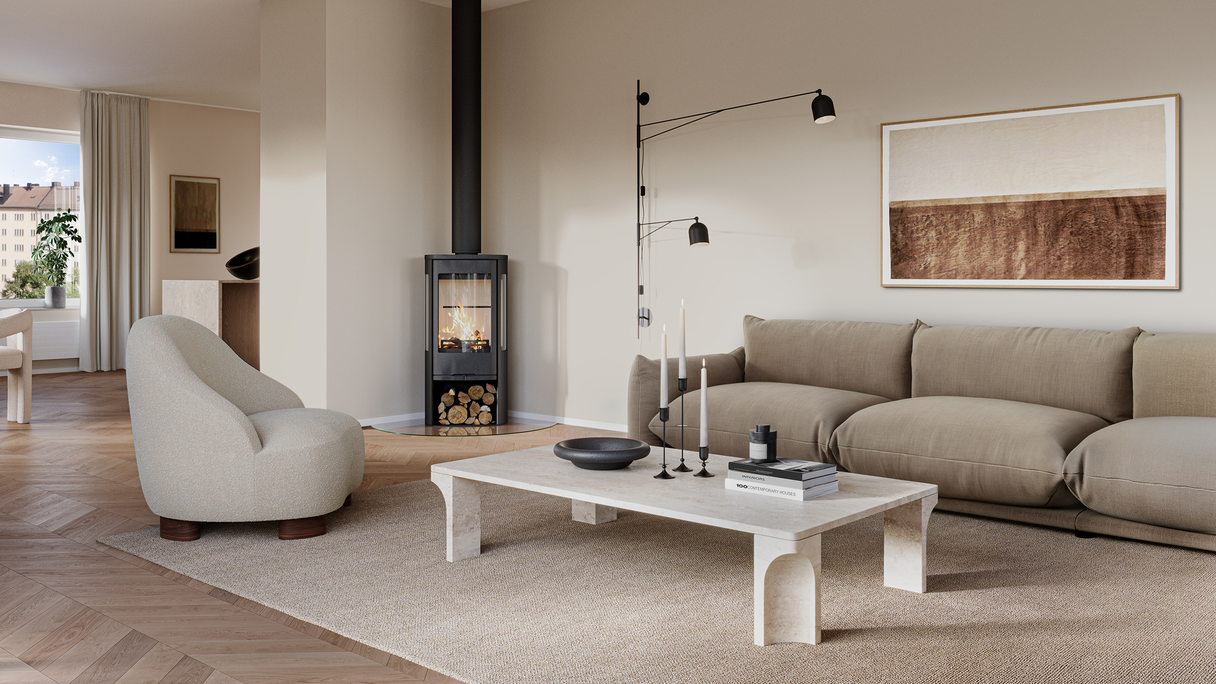 Bostadsbild från Primusgatan 6, Lgh 1402, Såld i Lilla Essingen, Stockholm