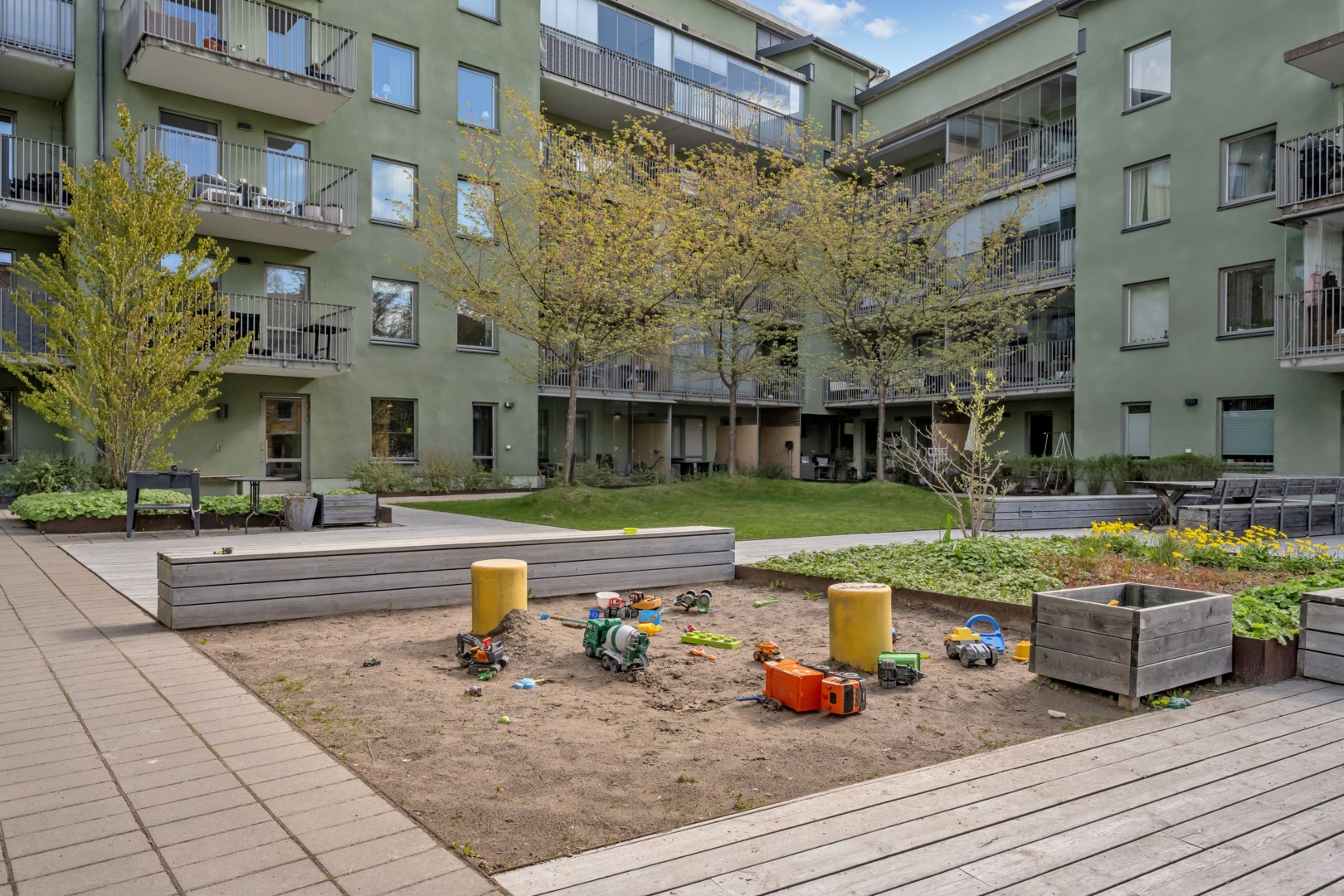 Bostadsbild från Götgatan 30A, Kommande i Luthagen, Uppsala