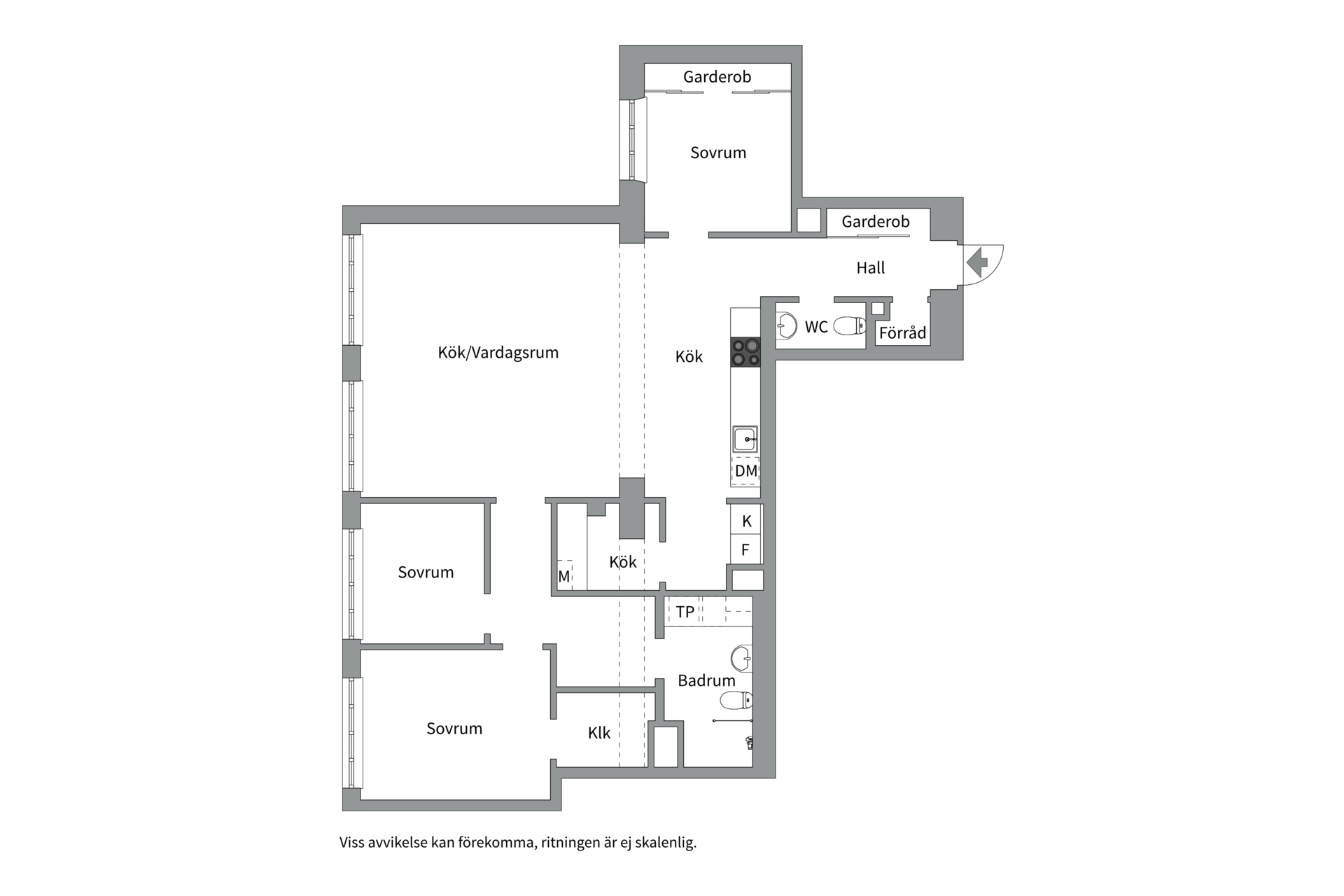 Bostadsbild från Igeldammsgatan 22E, Såld i Kungsholmen, Stockholm