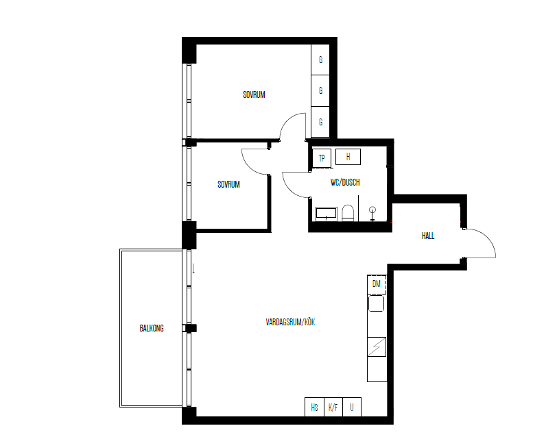 Planlösning från Fabrikörvägen 10A, Till salu i Nacka Strand, Nacka
