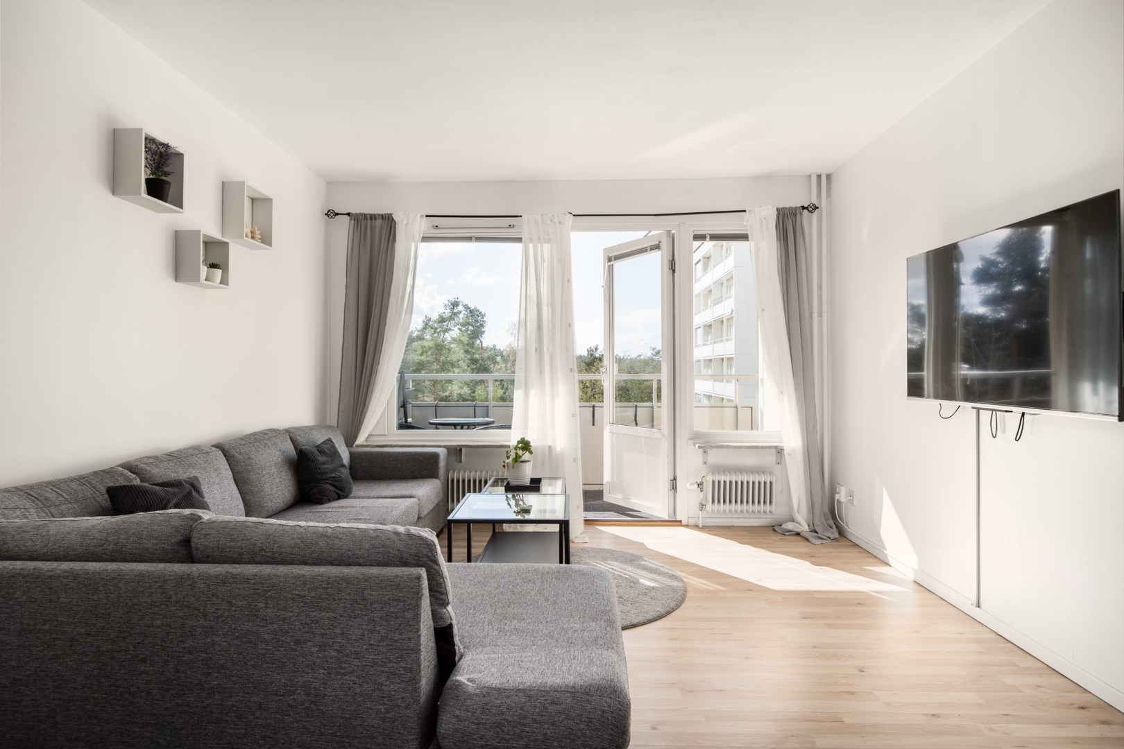 Bostadsbild från Oxelvägen 45, Kommande i Älta, Nacka