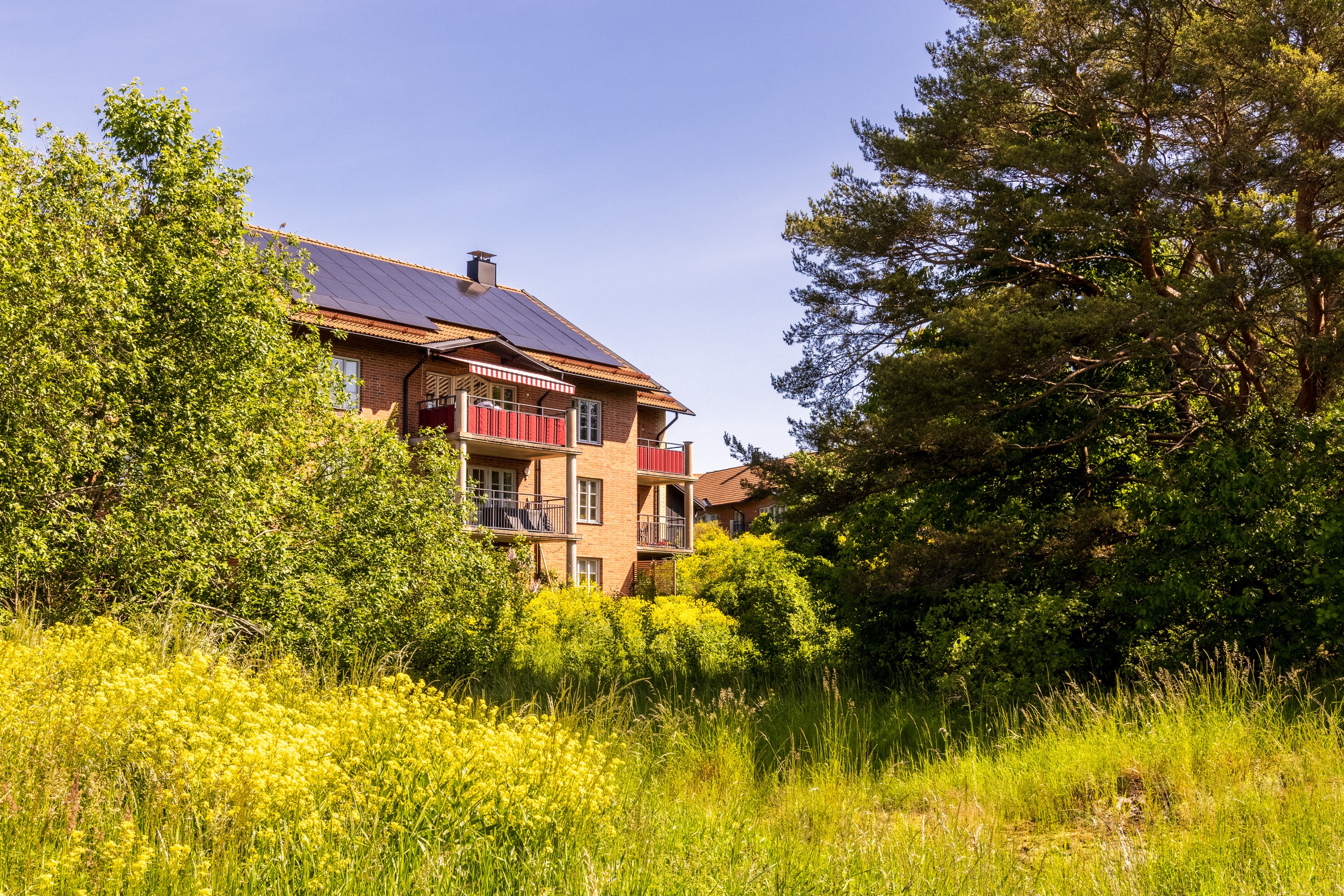 Bostadsbild från Basarbovägen 1, Kommande i Ekeby/Flogsta, Uppsala