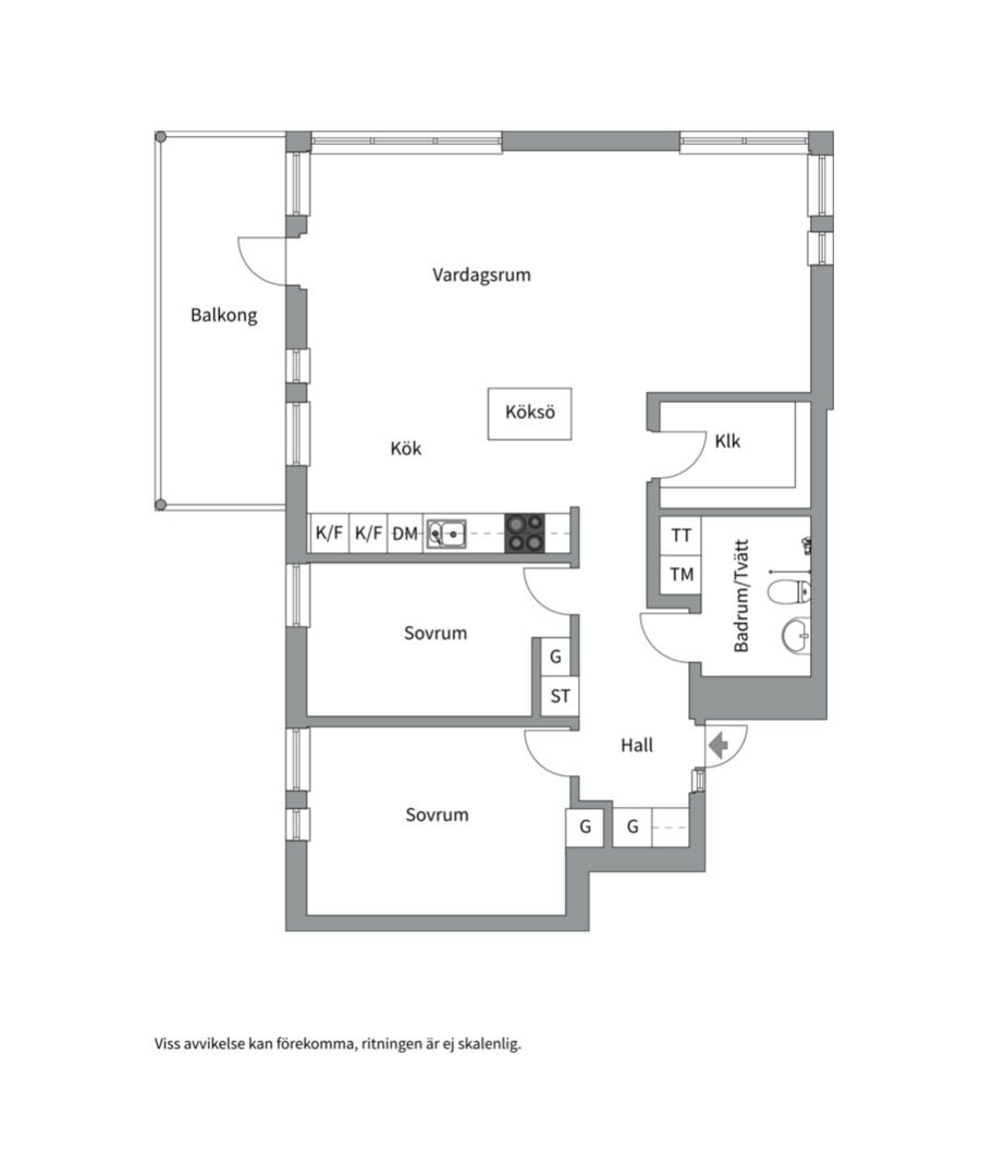 Planlösning från Tollarevägen 4, 2 tr, Kommande i Tollare, Nacka