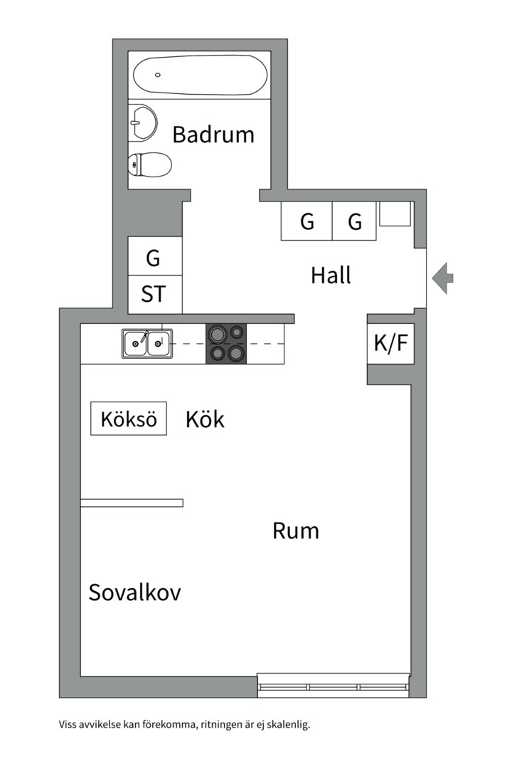 Bostadsbild från Karlsgatan 27, Såld i Centrum, Västerås