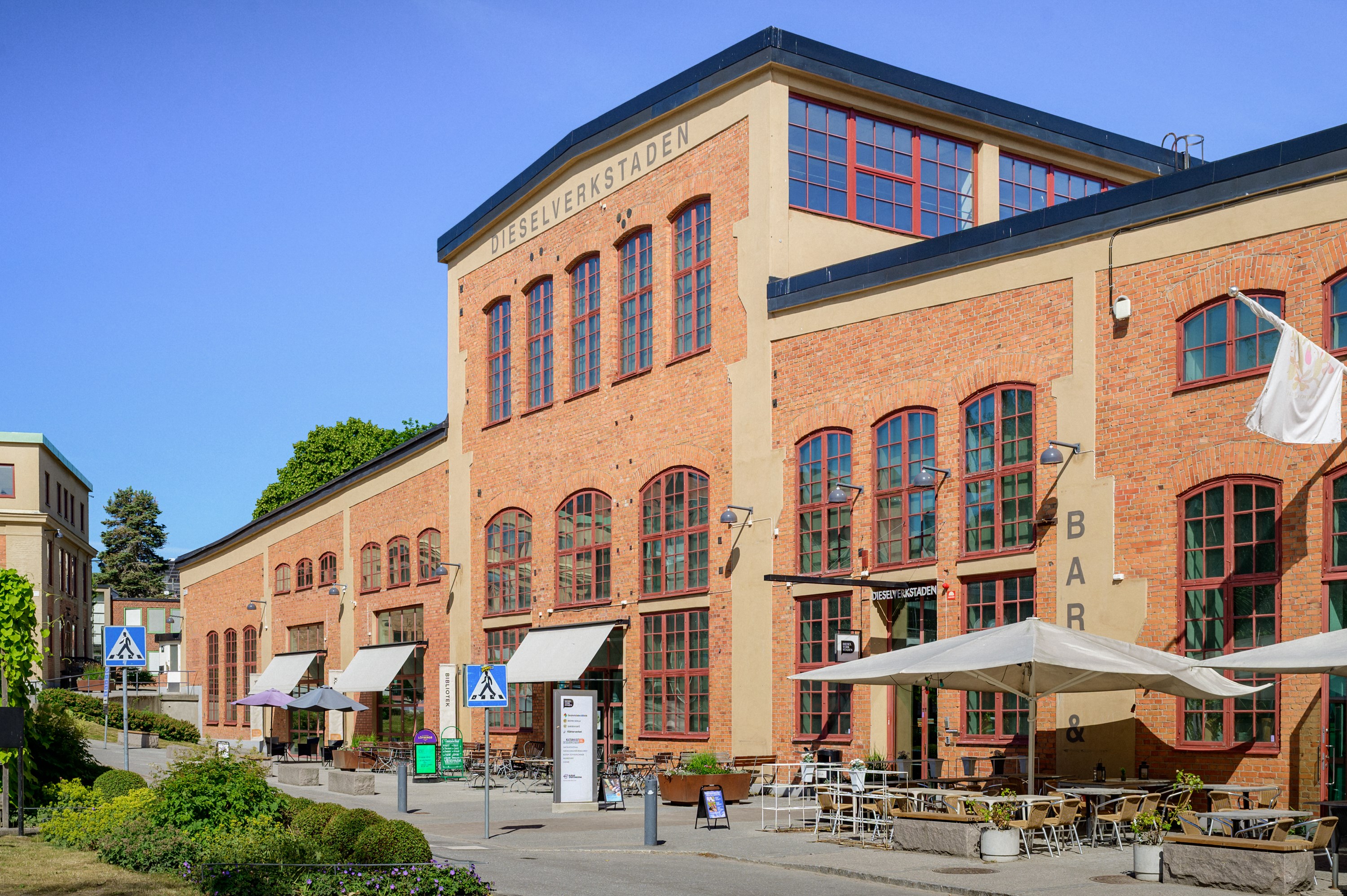 Dieselverkstaden Sickla Köpkvarter.