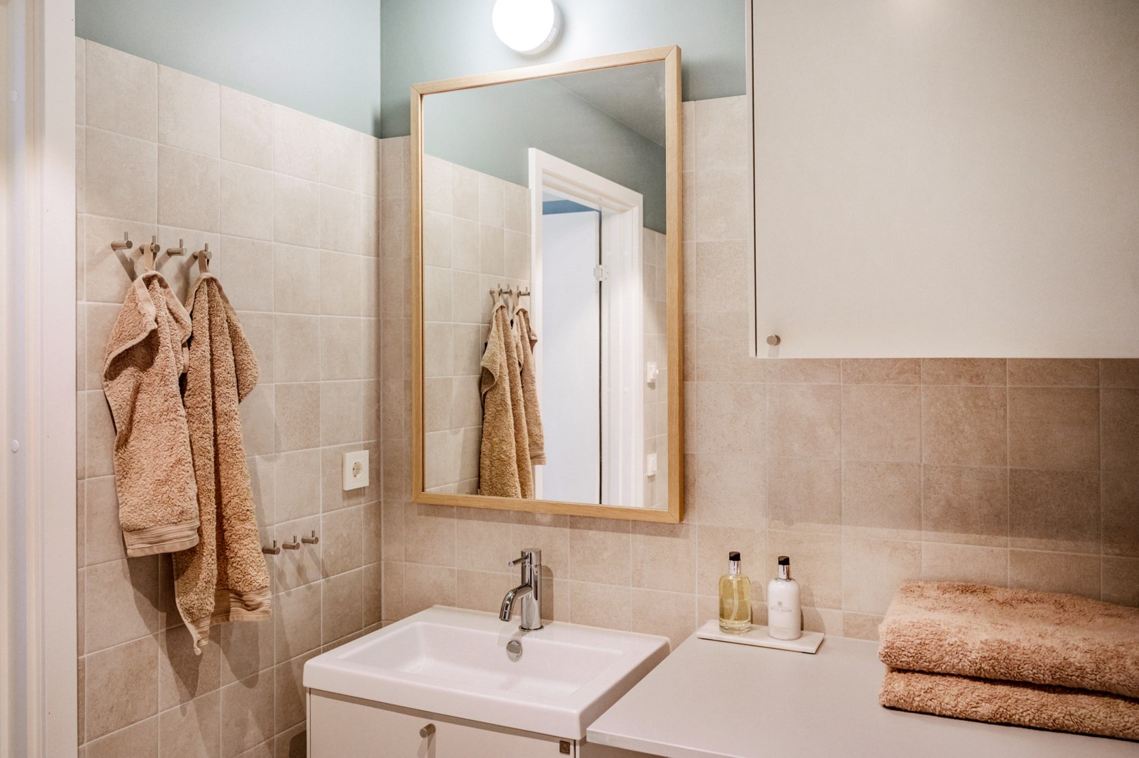 Badrum med hotellkänsla.