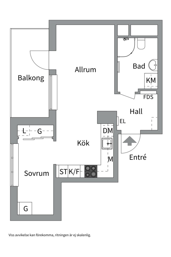Planlösning från Gamla Norrtäljevägen 128, 4 tr, Såld i Roslags Näsby, Täby