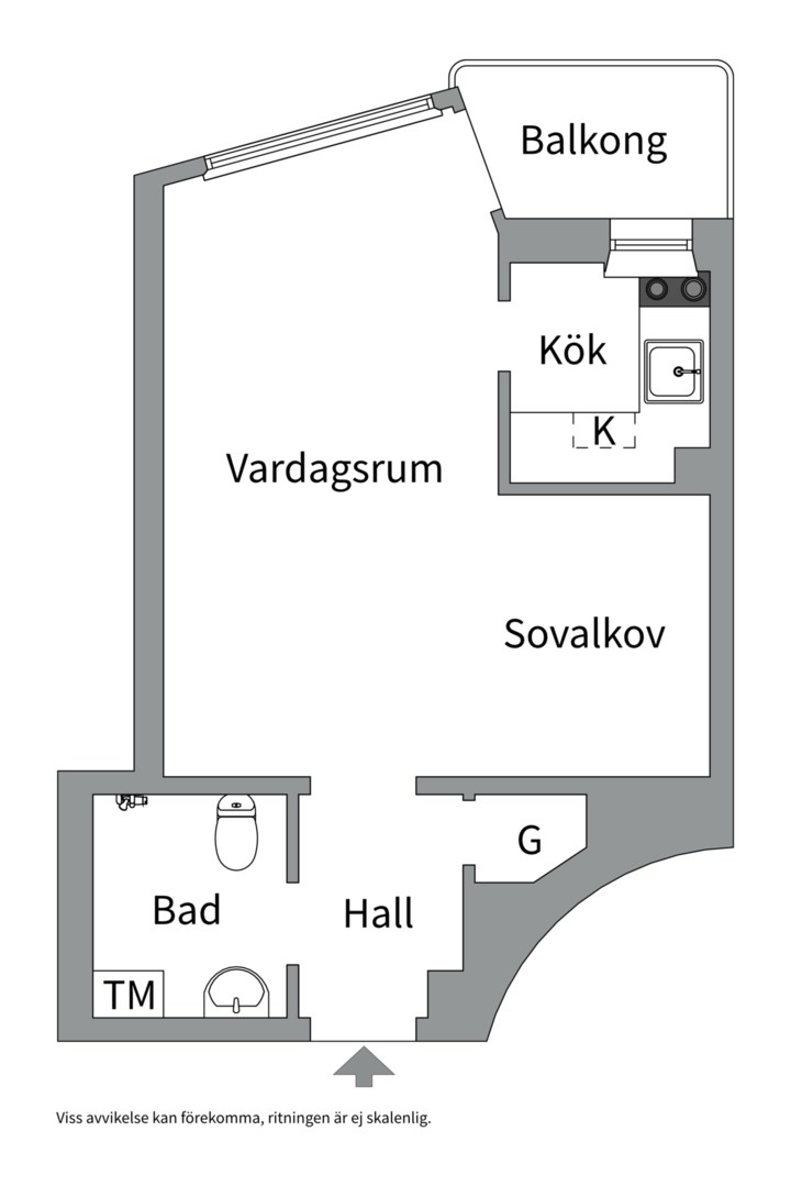 Planlösning från Norr Mälarstrand 100, Till salu i Kungsholmen - Norr Mälarstrand, Stockholm