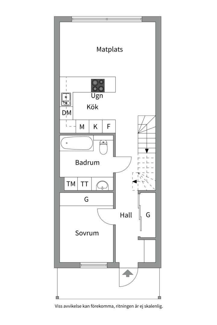 Planlösning från Ljuskärrsgränden 2B, Såld i Ljuskärrsberget - Saltsjöbaden, Nacka