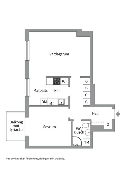 Bostadsbild från Götgatan 3, Kommande i Främre Luthagen, Uppsala