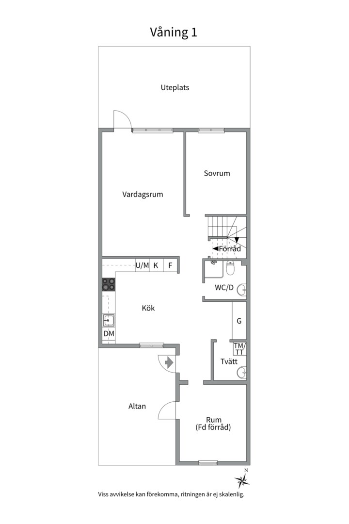 Planlösning från Gotlandsresan 164, Till salu i Sävja, Uppsala
