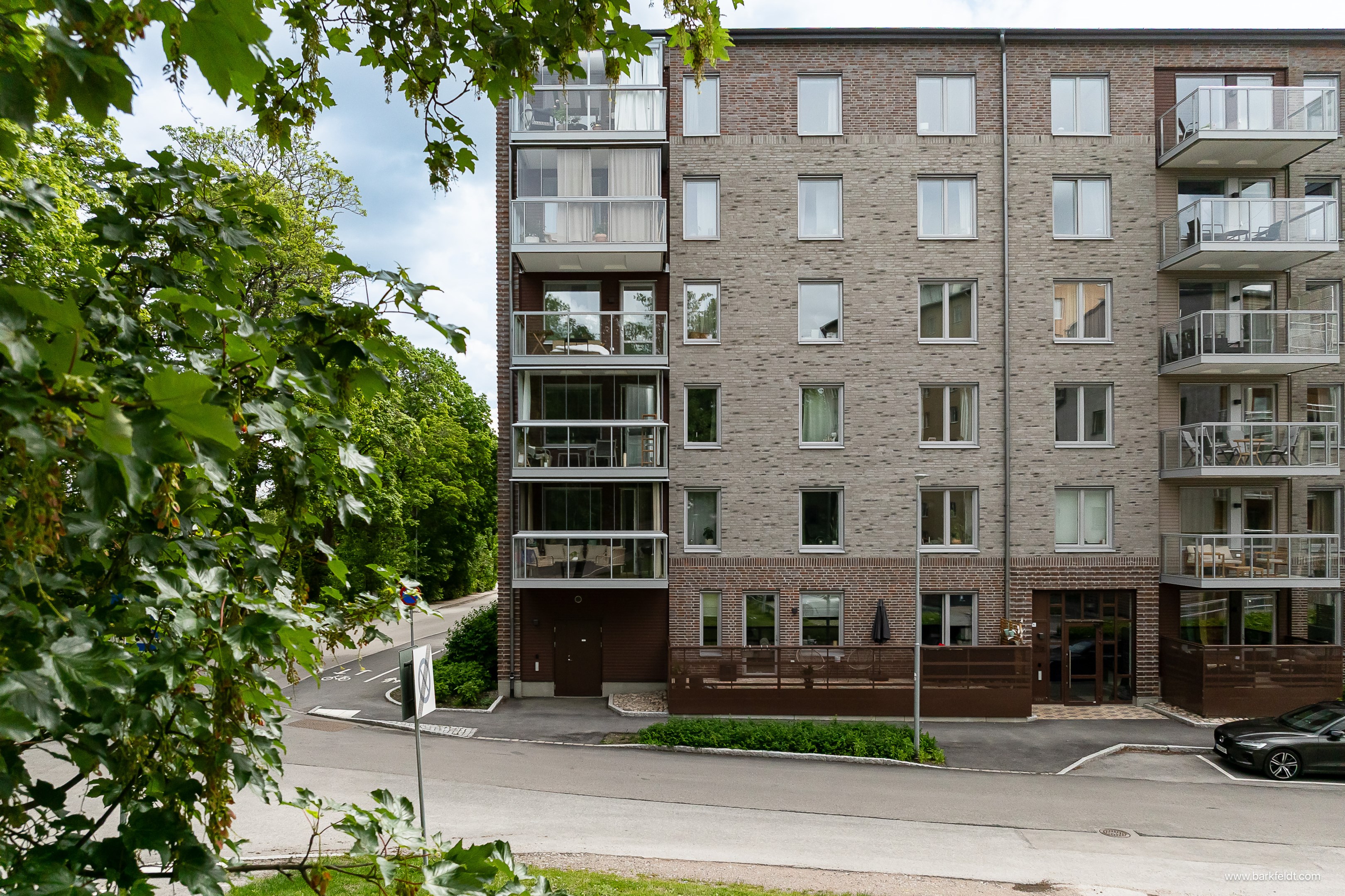 Bostadsbild från Gösta Wahlströms väg 2A, Kommande i Rickomberga, Uppsala