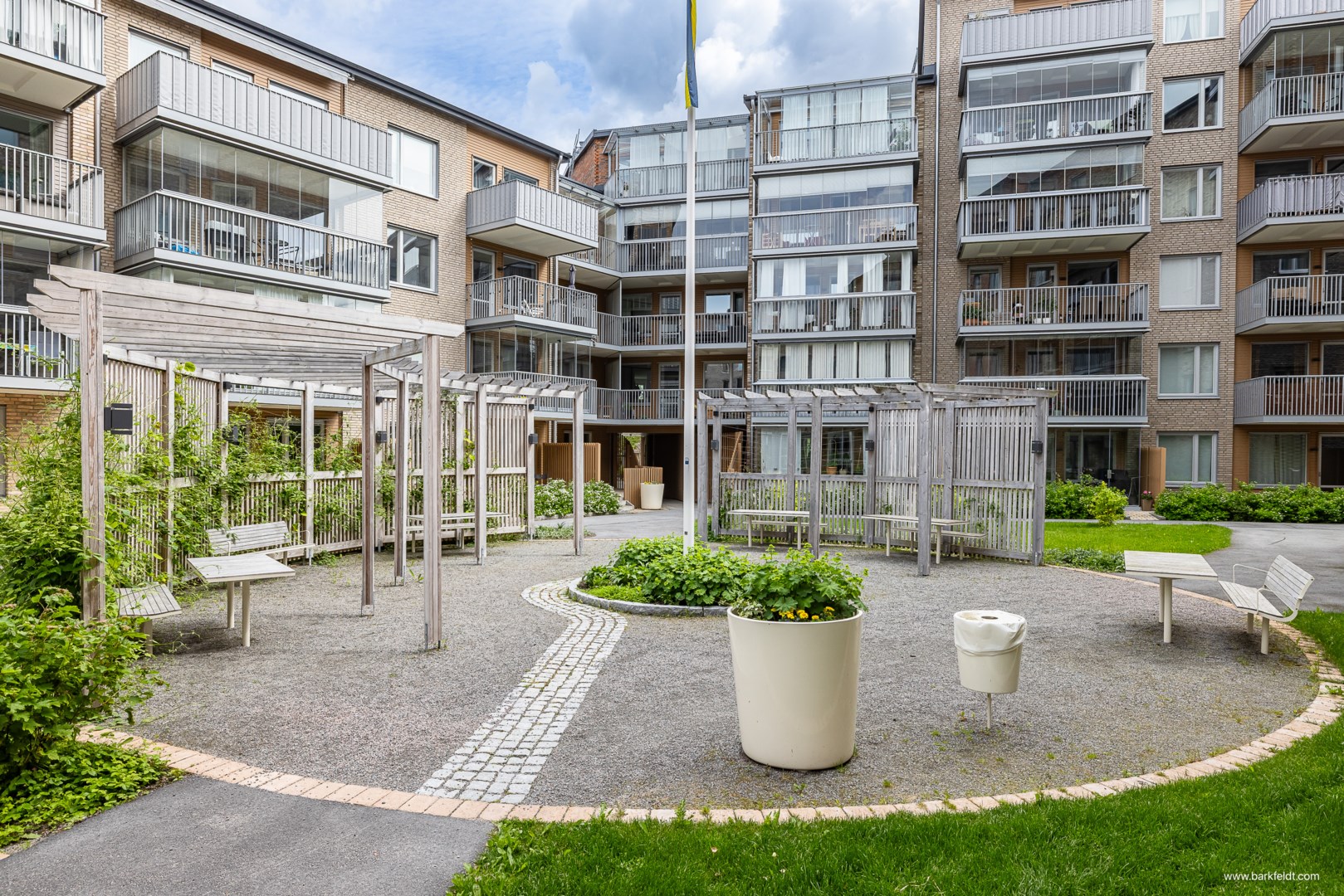 Bostadsbild från Gösta Wahlströms väg 2A, Kommande i Rickomberga, Uppsala