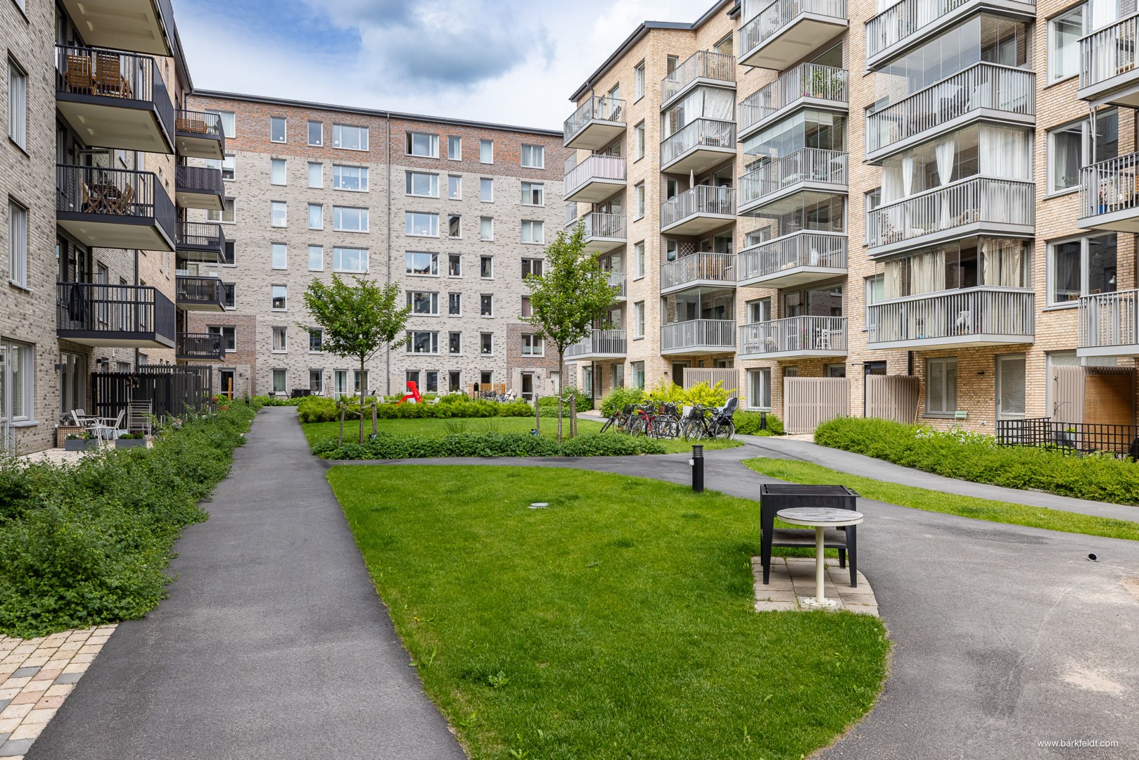 Bostadsbild från Gösta Wahlströms väg 2A, Kommande i Rickomberga, Uppsala