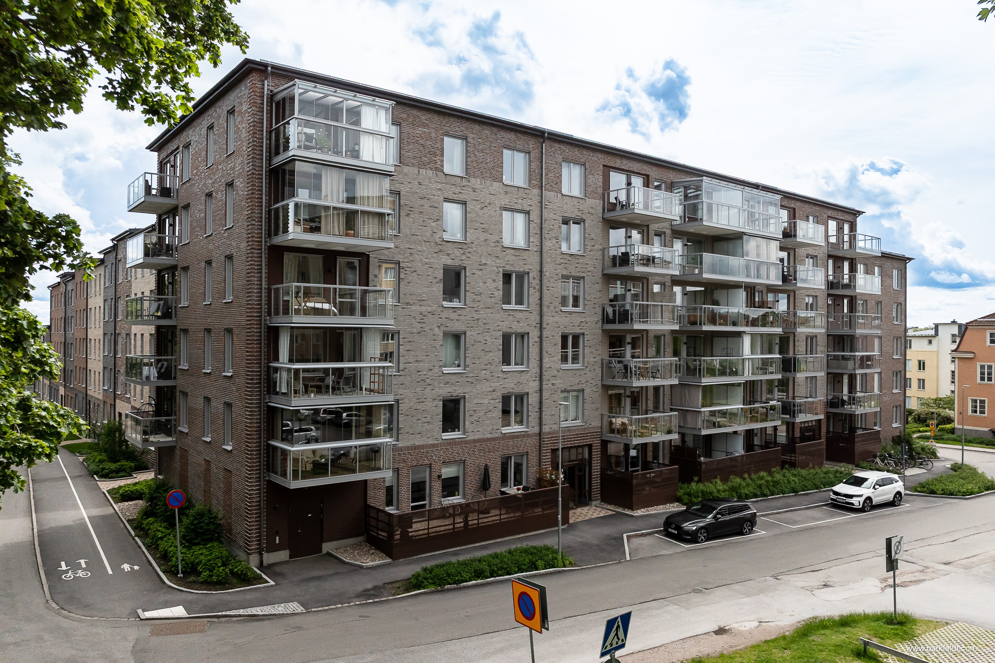 Bostadsbild från Gösta Wahlströms väg 2A, Kommande i Rickomberga, Uppsala