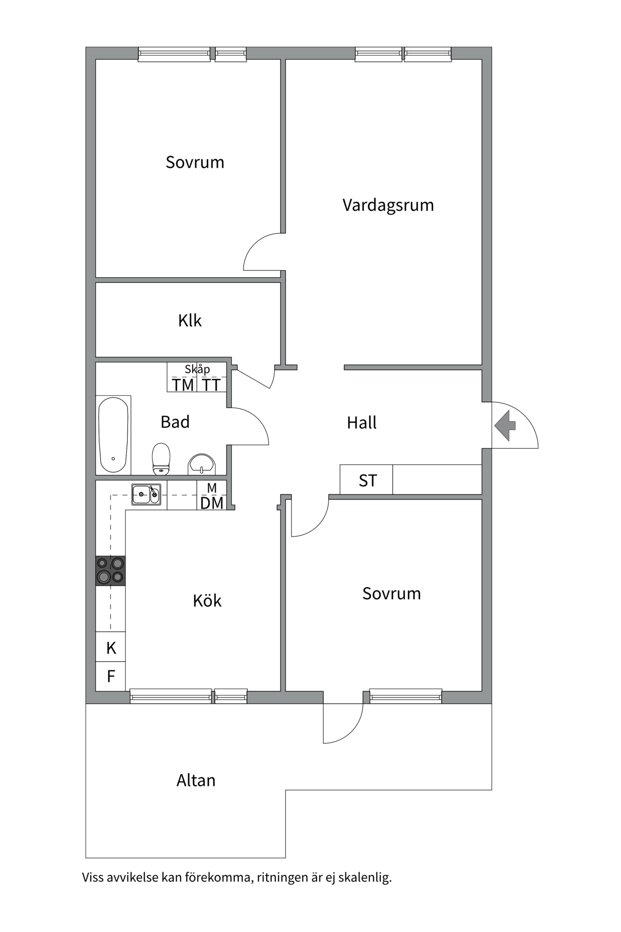 Bostadsbild från Körvelgatan 23C, Snart till salu i Årsta, Uppsala