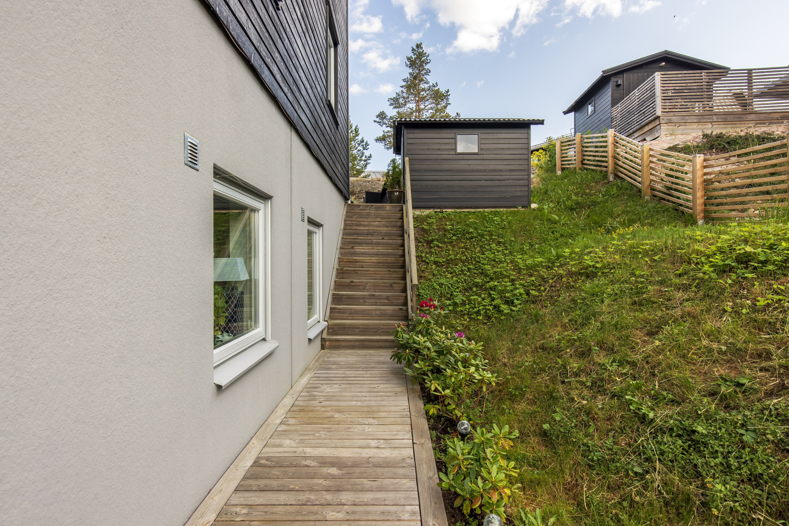 Bostadsbild från Kils gårdsväg 9B, Kommande i Insjön, Nacka