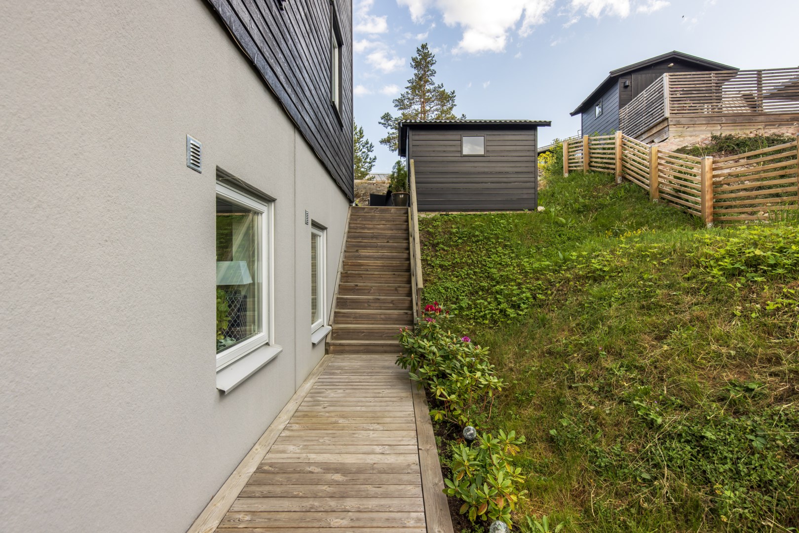 Bostadsbild från Kils gårdsväg 9B, Kommande i Insjön, Nacka