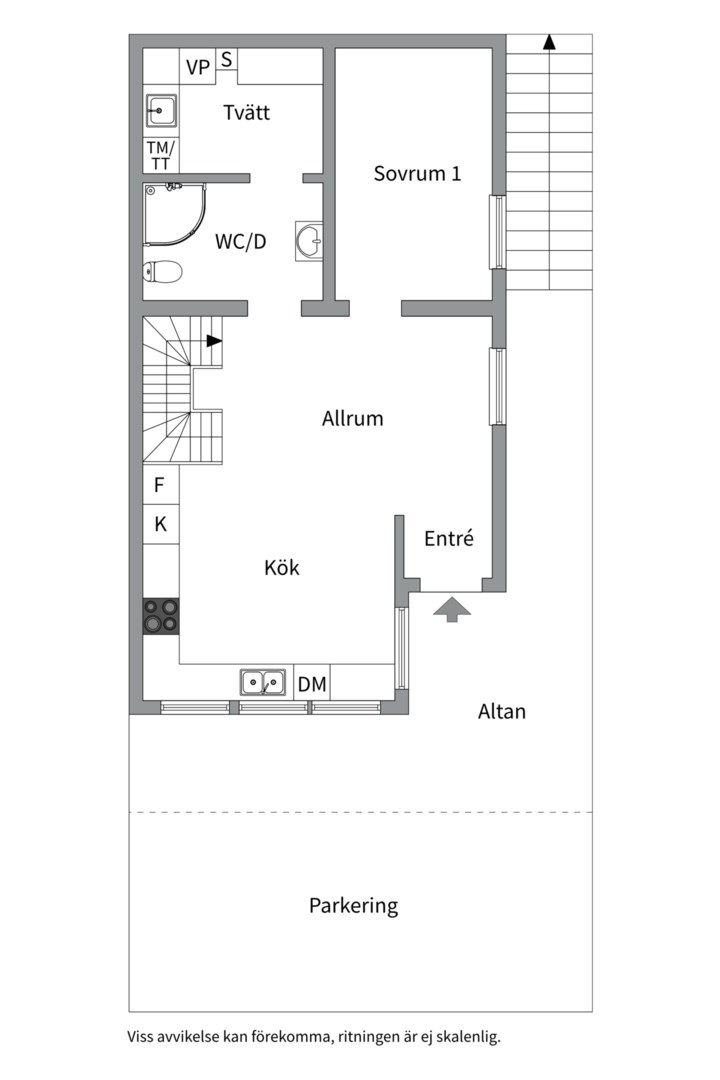 Planlösning från Kils gårdsväg 9B, Kommande i Insjön, Nacka