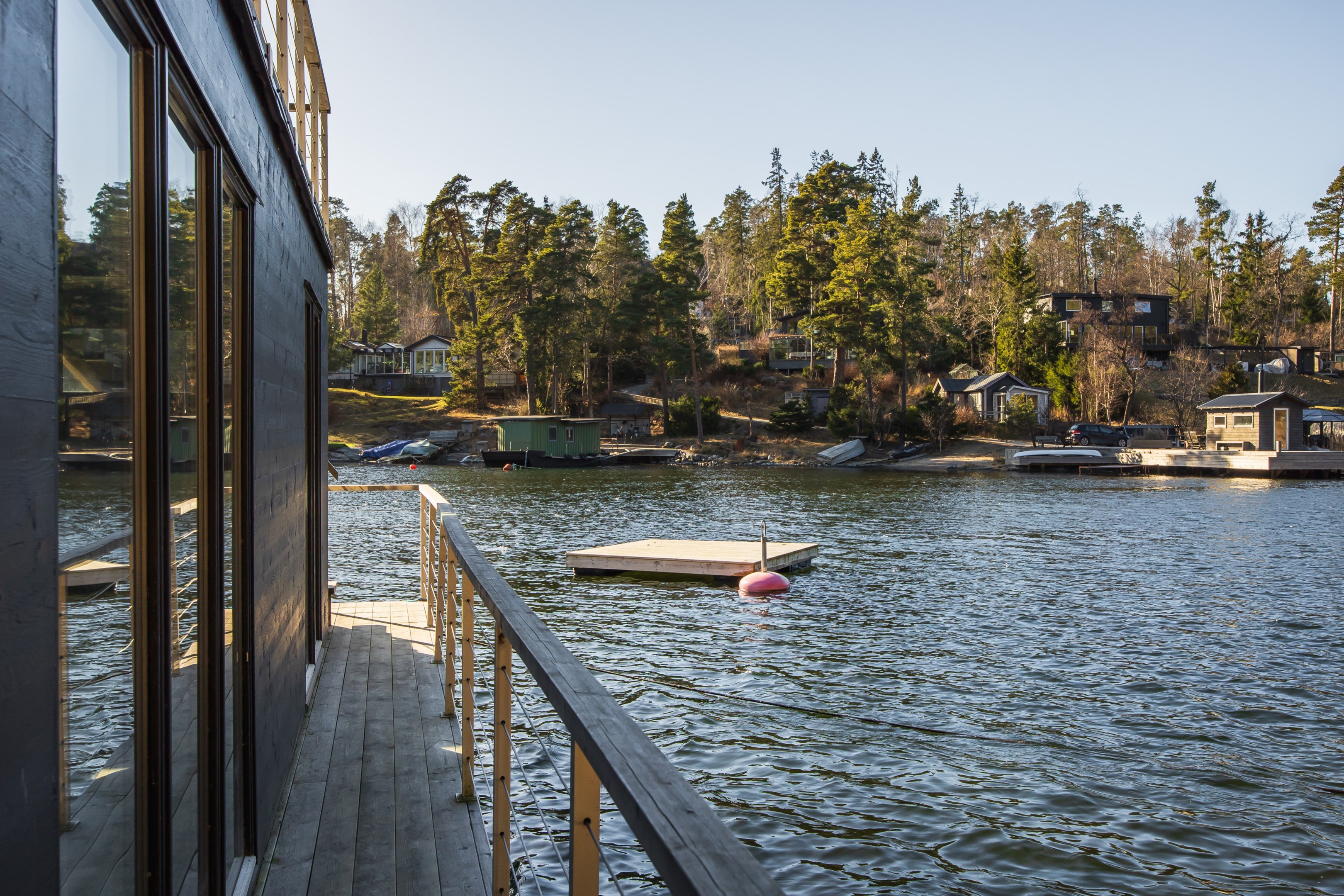 Bostadsbild från Kils gårdsväg 9B, Kommande i Insjön, Nacka
