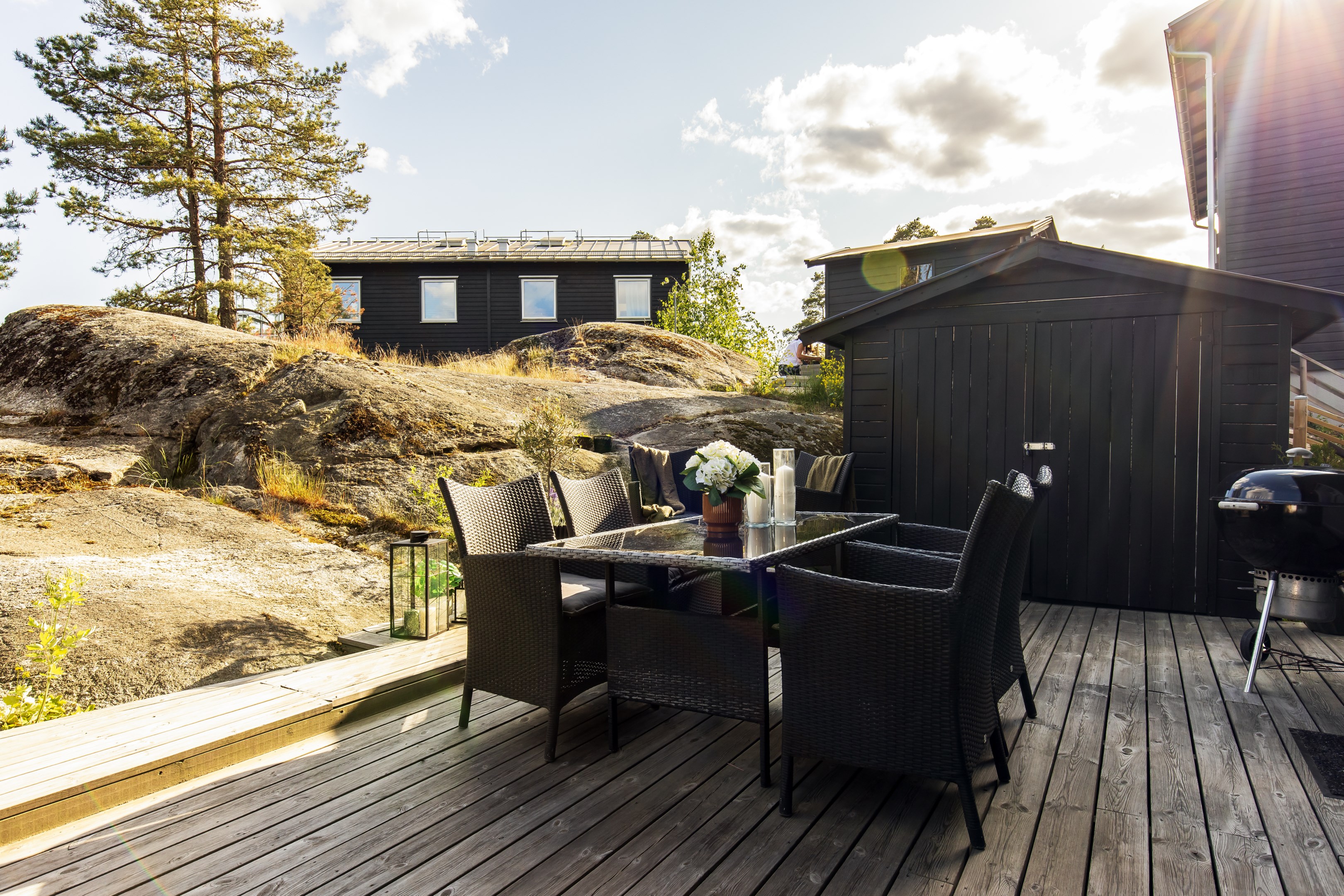 Bostadsbild från Kils gårdsväg 9B, Kommande i Insjön, Nacka