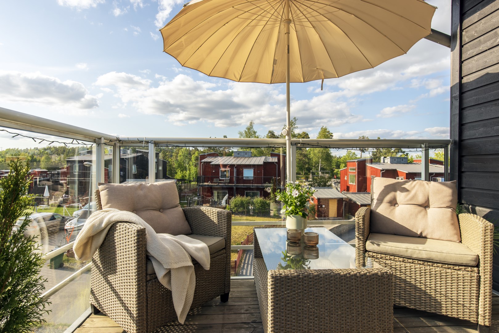 Bostadsbild från Kils gårdsväg 9B, Kommande i Insjön, Nacka